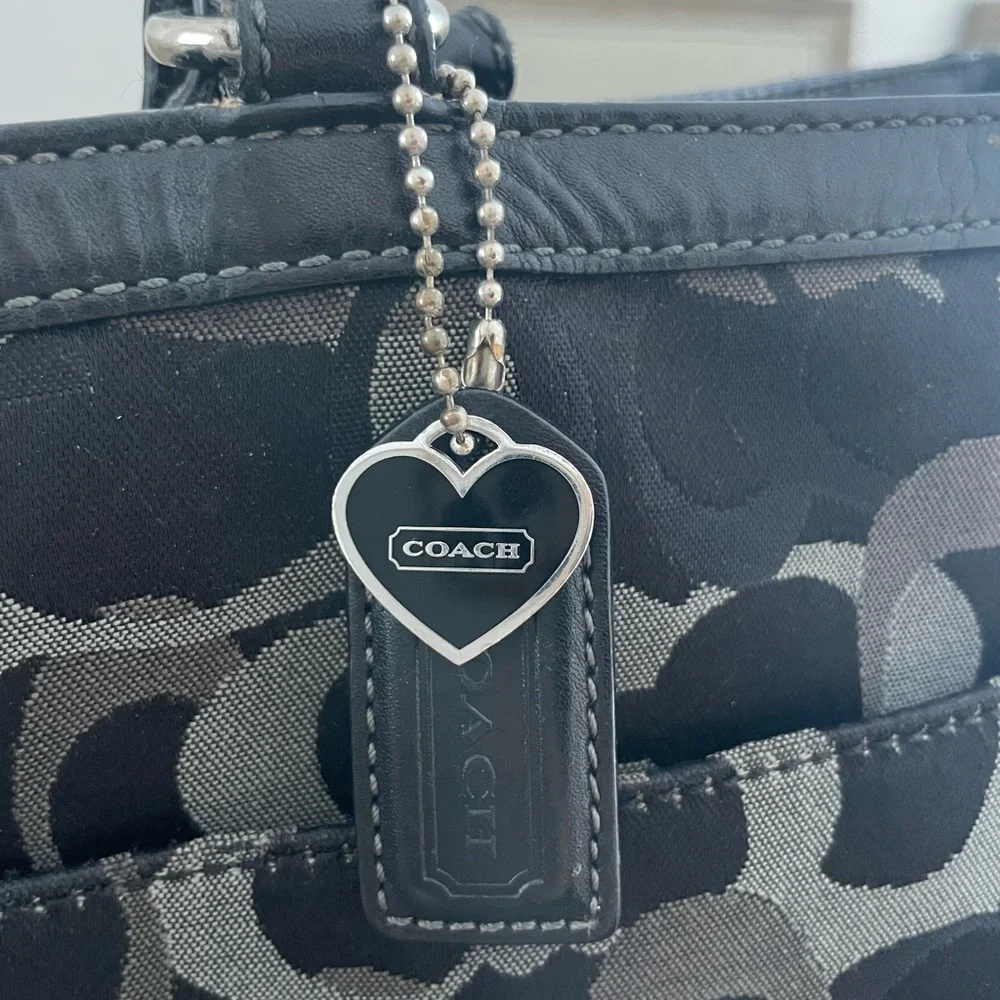 Timeless Signature Coach Monogram Baby Bag in Black